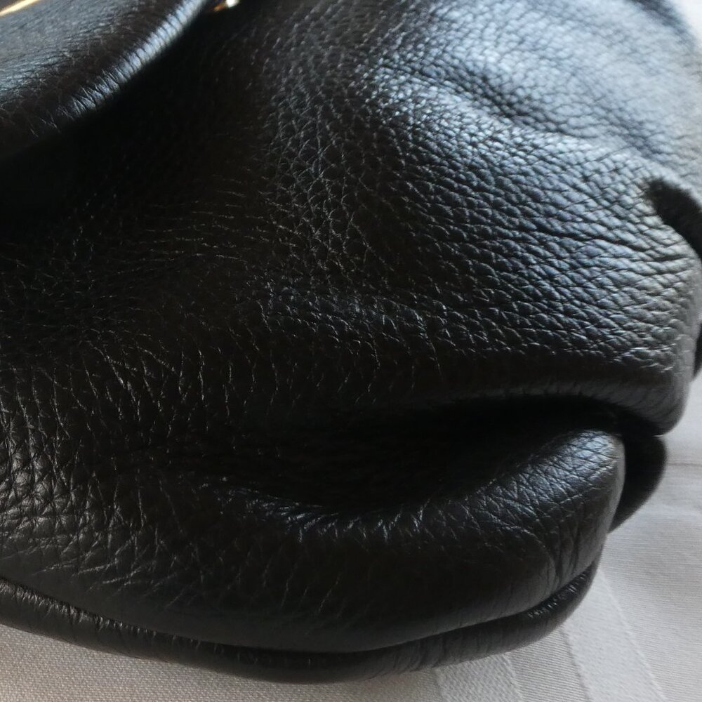 MARC by MARC JACOBS Classic Q Percy Flap Crossbody, Black Leather - Picture 6 of 15
